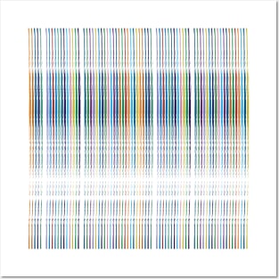 Thin Multicolor Lines Posters and Art